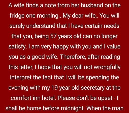 BRlLLlANT WlFE!! (FUNNY STORY)